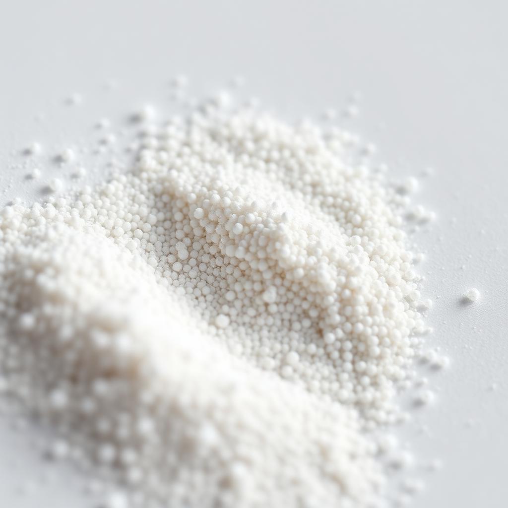 Cenospheres material sample, macro detail