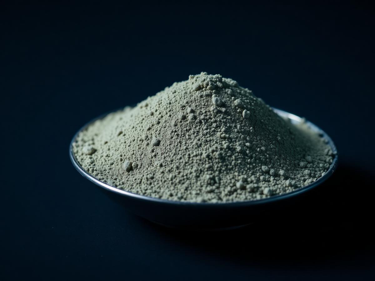 Manganese Oxide material sample, macro detail